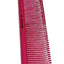 The Ashley Craig Beauty Greyhound Professional Pet Grooming Med/Fine Tine Combination Comb gives superior styling control for all coat types with an antistatic finish. Sparkle Collection comes in 8 colors. Since 1920 these combs are hand drilled using brass spines with carbon steel tapered tines in the UK. Color Hot Pink.