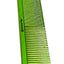 The Ashley Craig Beauty Greyhound Professional Pet Grooming Med/Fine Tine Combination Comb gives superior styling control for all coat types with an antistatic finish. Sparkle Collection comes in 8 colors. Since 1920 these combs are hand drilled using brass spines with carbon steel tapered tines in the UK. Color Lime.