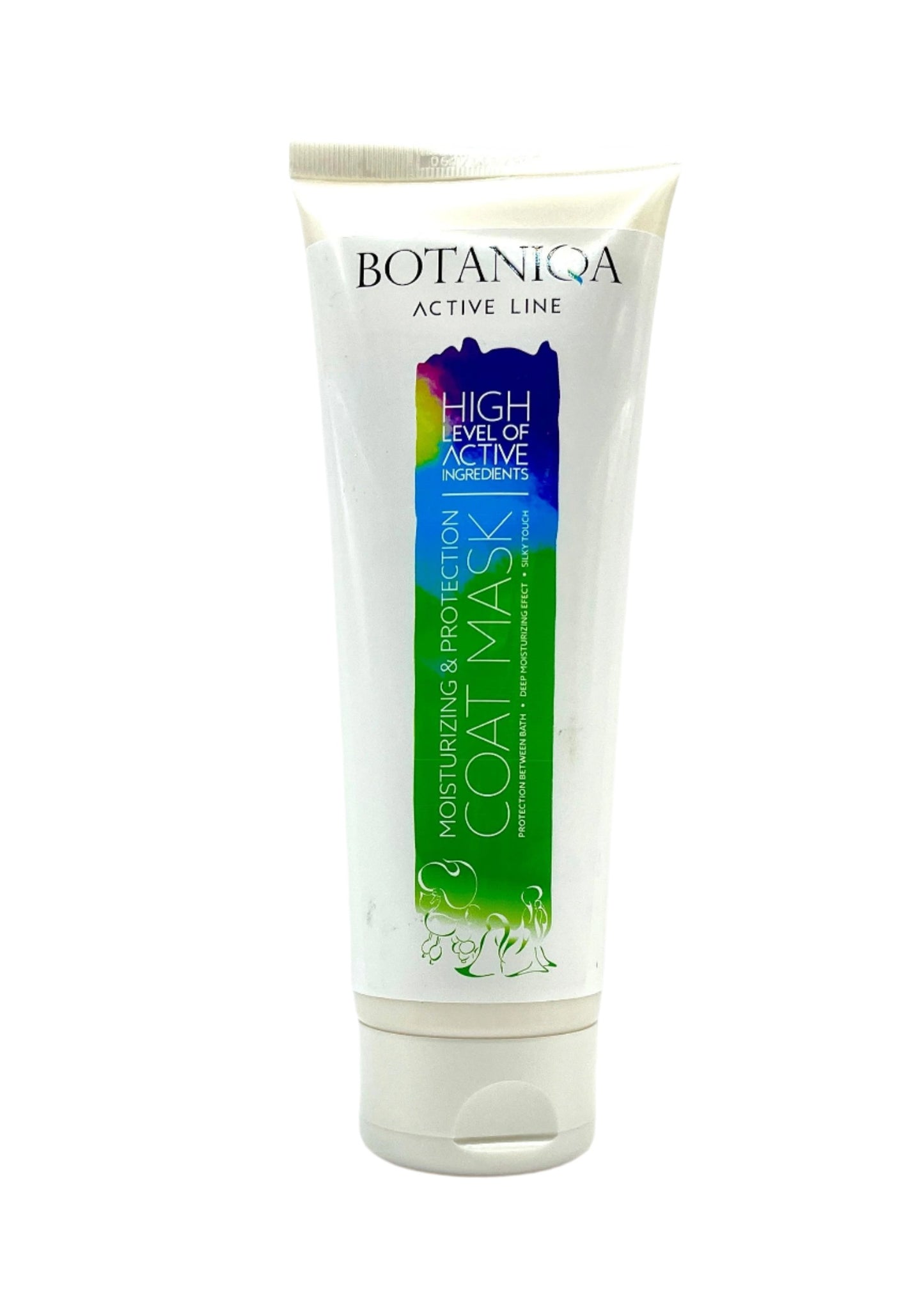 Botaniqa Active Line Moisturizing and Protective Mask pet conditioner is formulated to provide exceptional detangling, de-mating and conditioning properties, specifically designed for long-haired breeds such as doodles, poodles, and shih-tzus. This intense pet moisturizing conditioner, doesn't cause build-up.