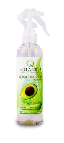 Botaniqa Avocado detangler and and daily brush-out spray removes tangles, mats and knots from pet's coat without product build-up to weight coat down. Avocado oil penetrates deeply, nourishing and repairing from the inside out. It strengthens, reduces dandruff, improves texture, and tames frizz. Thicker then Scissoring spray.