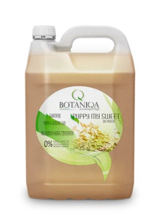 Botaniqa Puppy My Sweet is a gently formulated oat protein shampoo for puppies and pets with sensitive skin. It can be used with puppies from the age of 8 weeks. 1 Gal