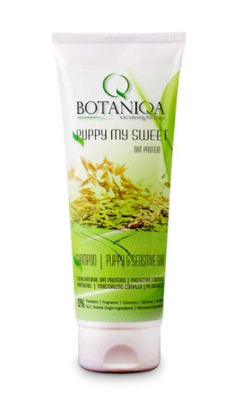 Botaniqa Puppy My Sweet is a gently formulated oat protein shampoo for puppies and pets with sensitive skin. It can be used with puppies from the age of 8 weeks.  8.4 fl oz