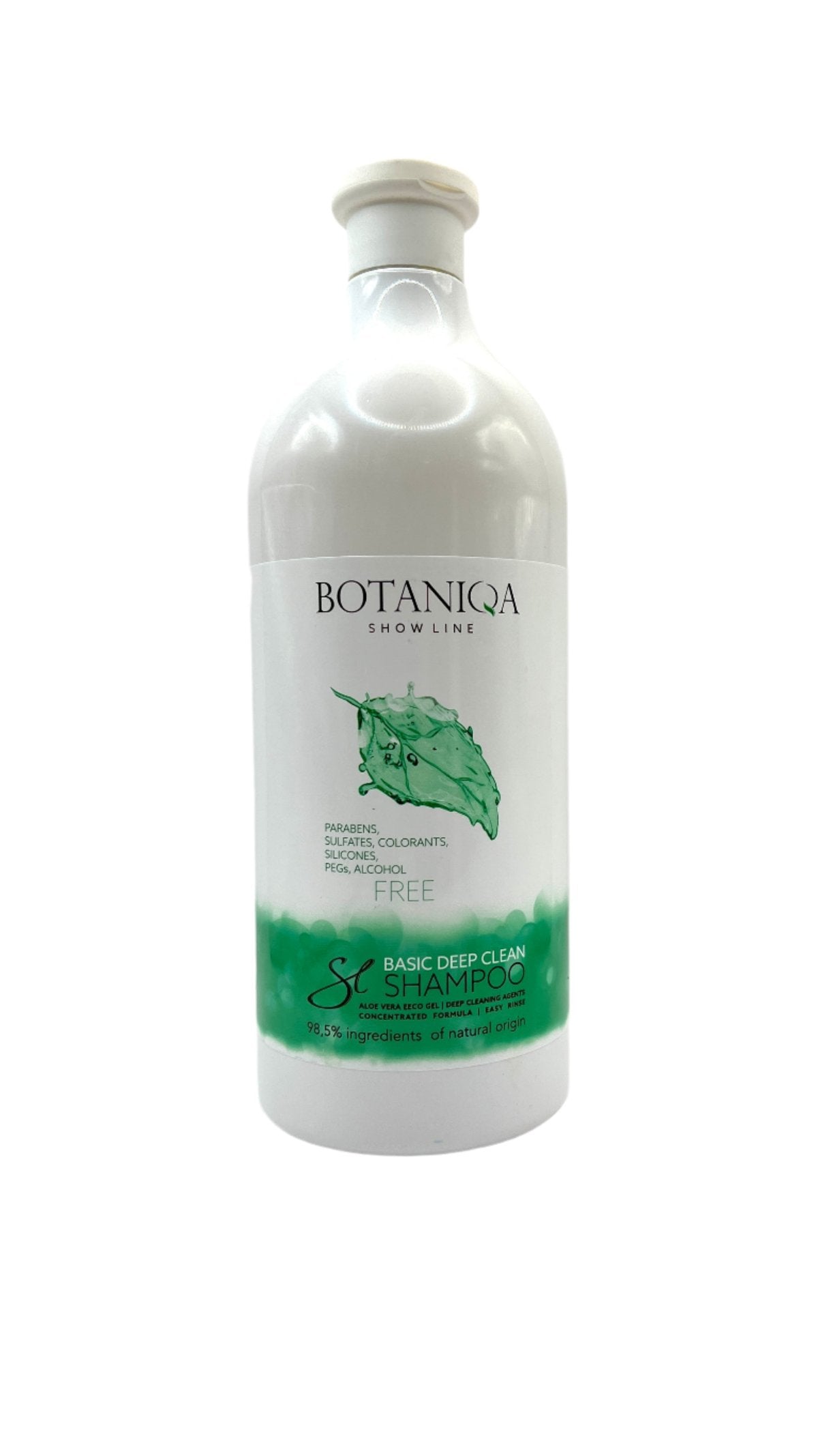 Botaniqa Deep Cleansing Pet Shampoo Aloe Vera Eco removes dirt, grime, grease and odor without being harsh on the skin or coat. Perfect for busy salons and breeders by helping promote hair growth and prevent itching conditions the skin to help prevent dander. 