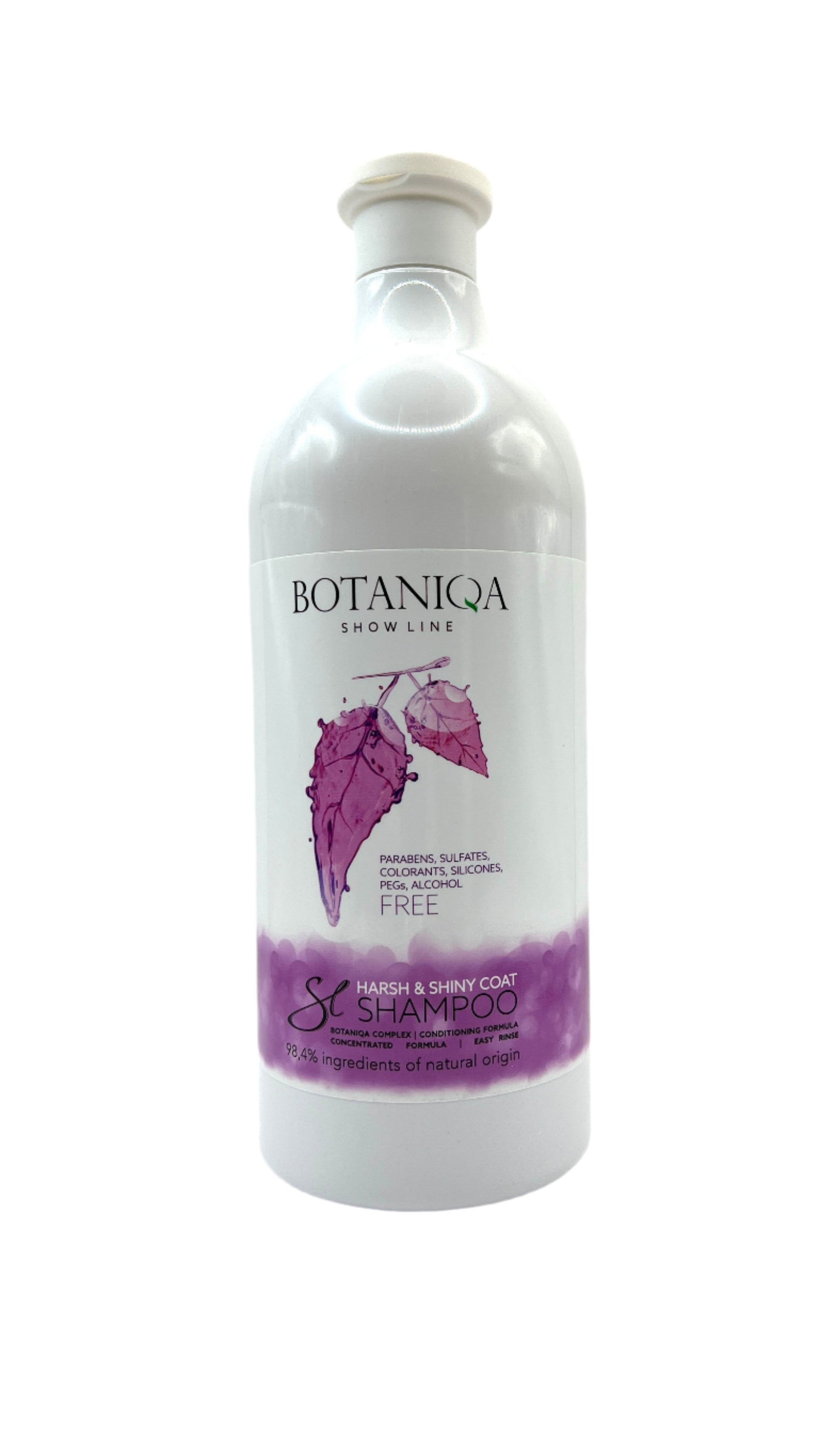 Botaniqa Harsh & Shiny Coat Pet Shampoo natural cleanses using Soapwort and  botanical astringents. Antimicrobial, toning and skin moistening agents (Watercress, Burdock, Sage Leaf and Seaweed), repairs, sooths and moisturizes the skin after hand-stripping without softening the coat giving a vibrant wire coat texture. 