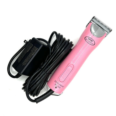 The Geib Zero-Head BC500, 2-Speed Detachable Blade Professional Pet Clipper; provides reliable, flawless performance. Its two speeds can be switched seamlessly and uses A5 blades. The powerful rotary motor has a low speed at 2800 rpm and a high speed at 3200 rpm using low power consumption technology to conserve energy and decrease carbon emissions; The break resistant housing has a contoured, ergonomic shape to prevent hand fatigue.