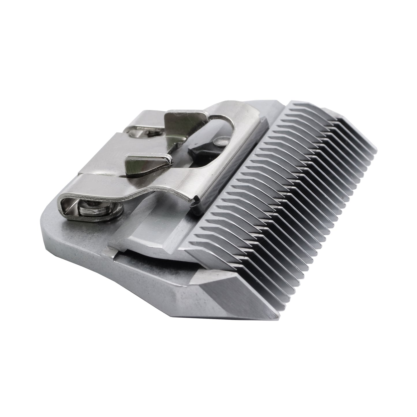 Artero Wide Clipper Blade #4FW for Professional Pet Grooming saves time. These wide clipper blades provide faster cuts avoiding correcting uneven textures and markings. Works with A5 clippers including Artero, Andis, Moser, Heiniger, Oster, and Aesculap Fav5 and Fav5 CL models.