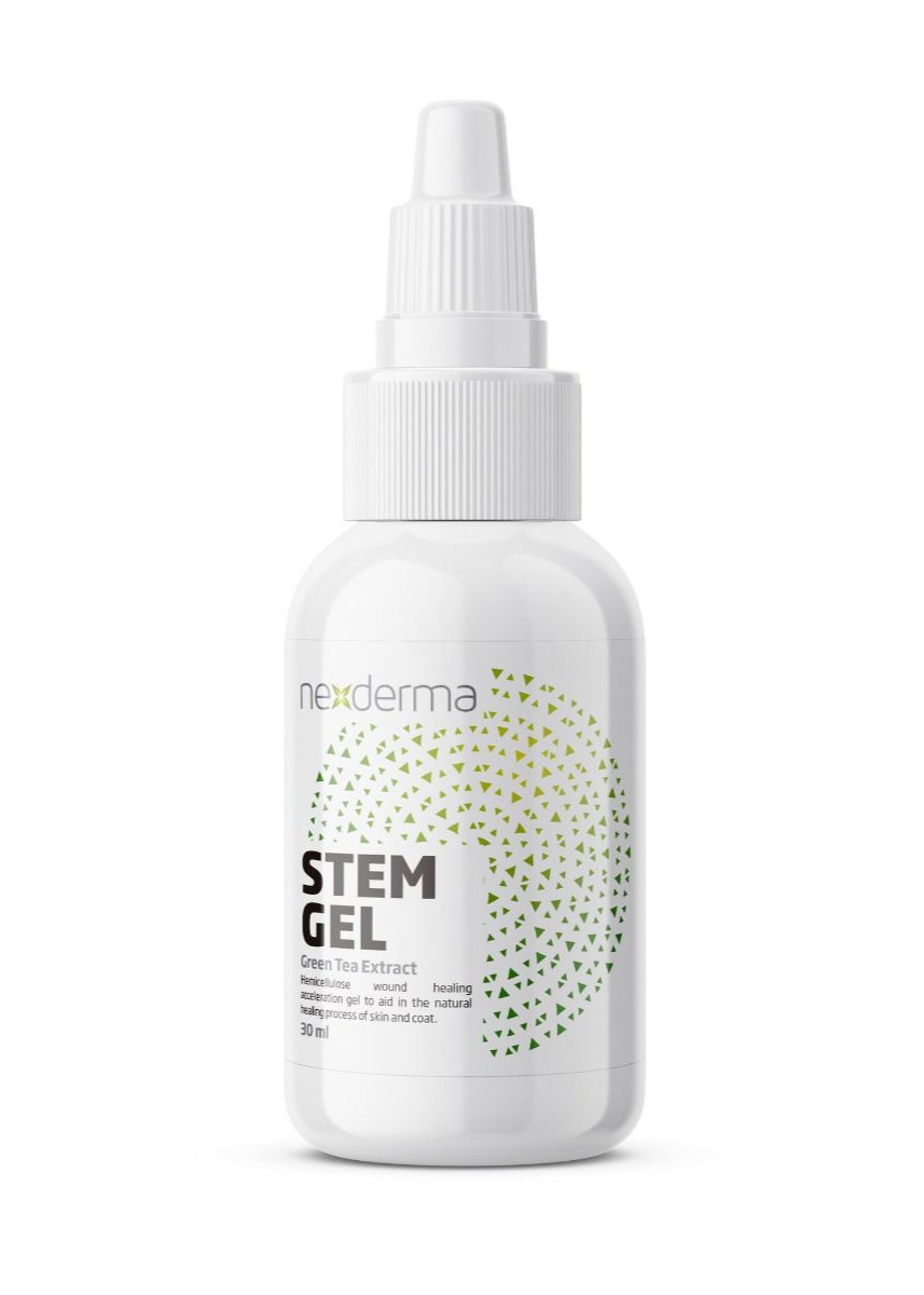 Nexderma Wound Gel creates a cellular matrix mimics collagen, enabling efficient wound healing.  This stem gel works for chronic wounds, chronic infections, general wounds and dermatological conditions like hot spots and rashes.